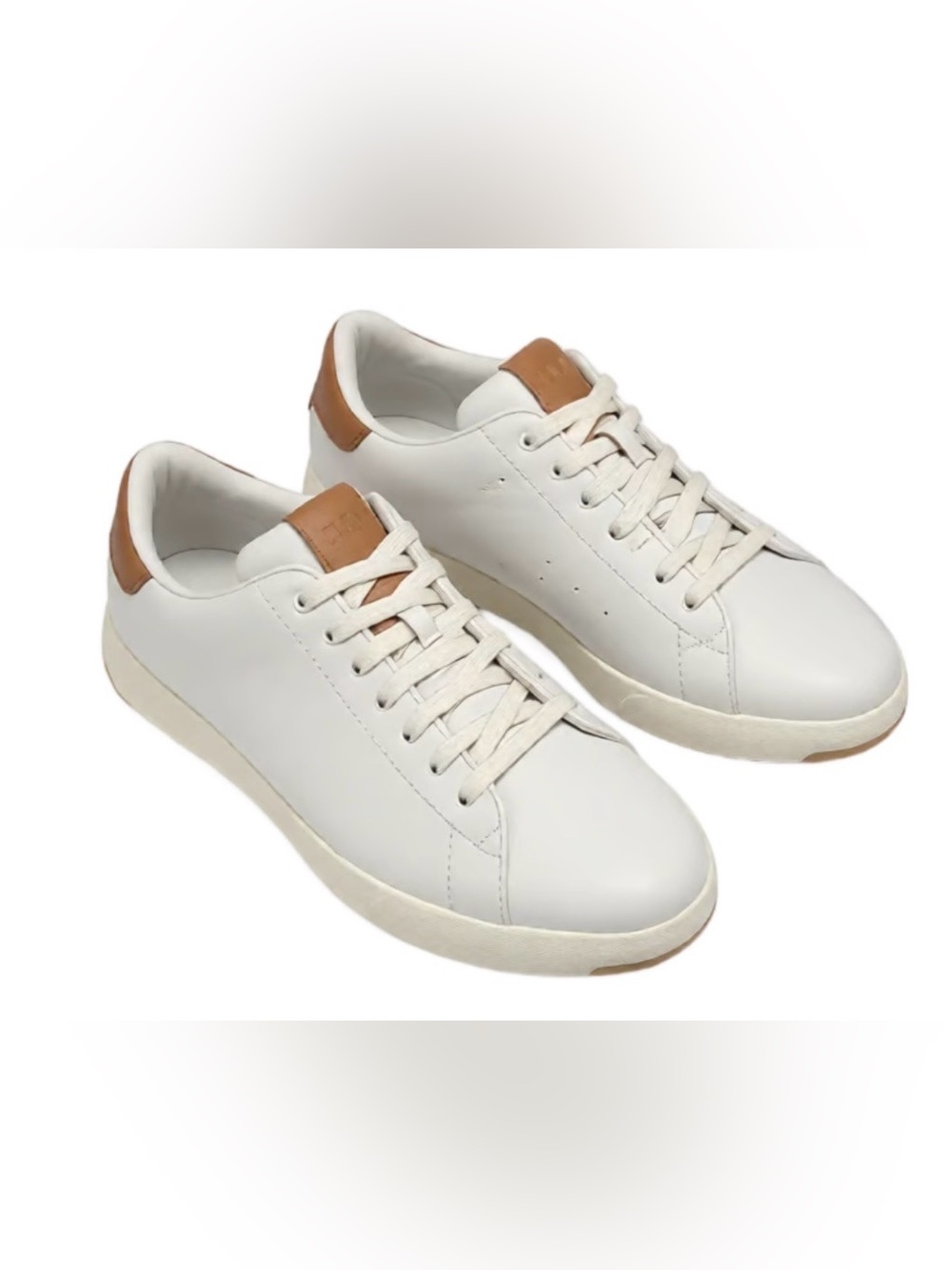Cole Haan Men’s GrandPrø White/Brown Sneakers